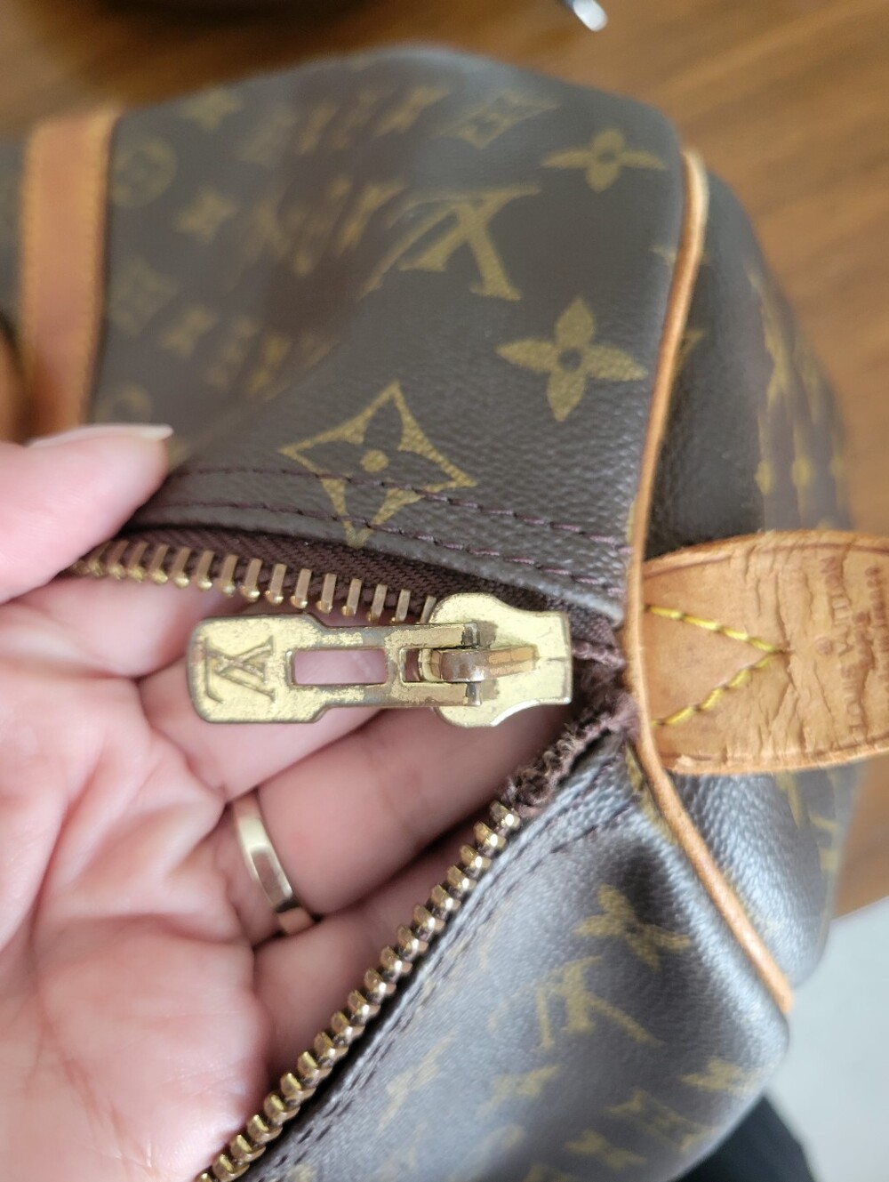 🍒 Louis Vuitton Monogram Speedy 45 - Picture 13 of 16